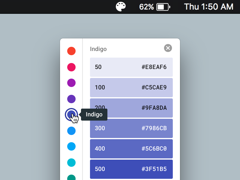 Material Colors for Mac